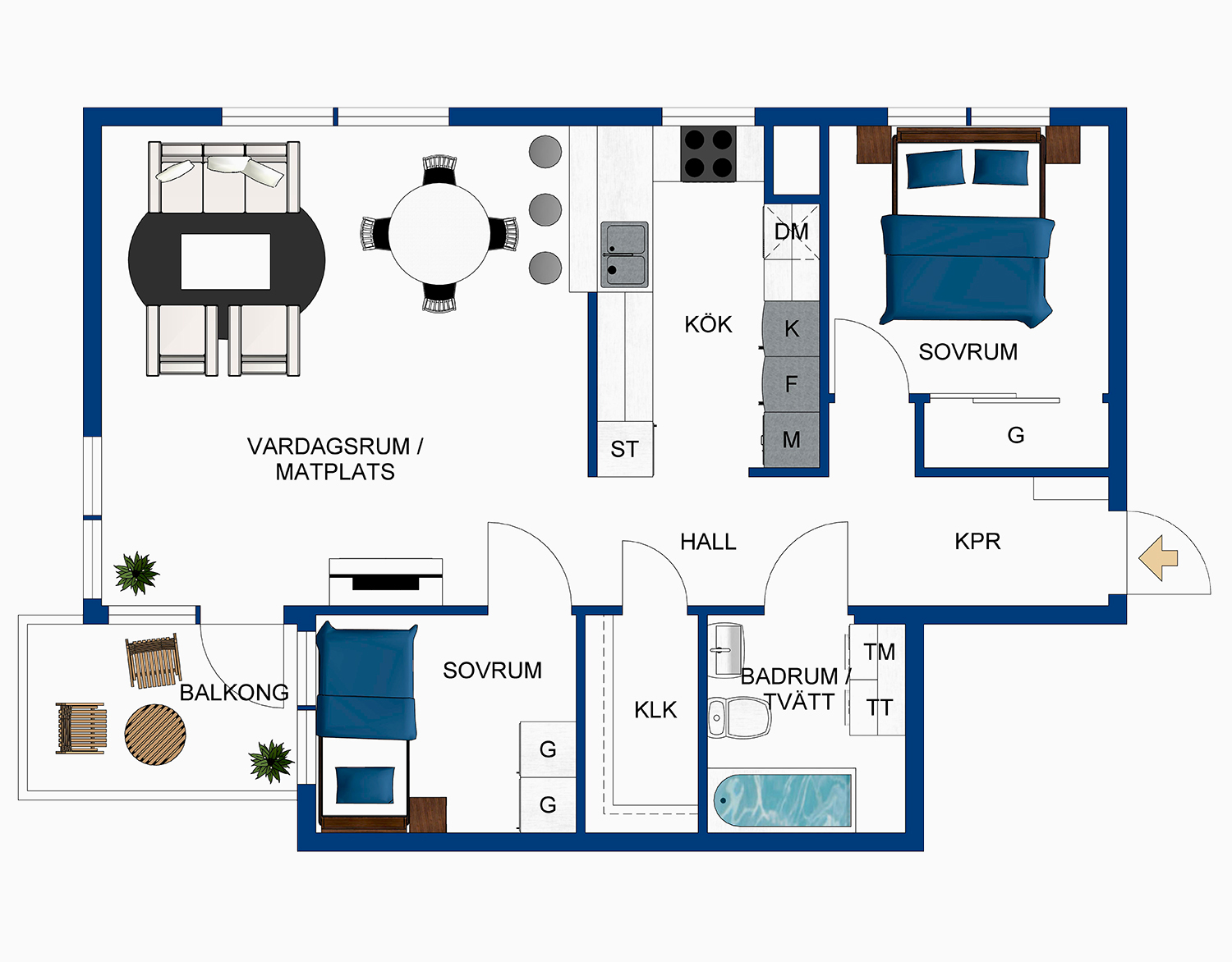 3DFloorplans - Home poolhouse